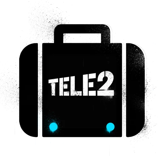 💼 Стикер «I love Tele2» для Telegram
