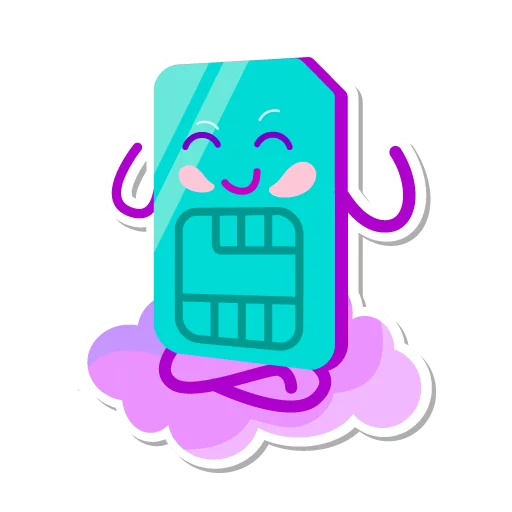 😊 Стикер «I love Tele2» для Telegram