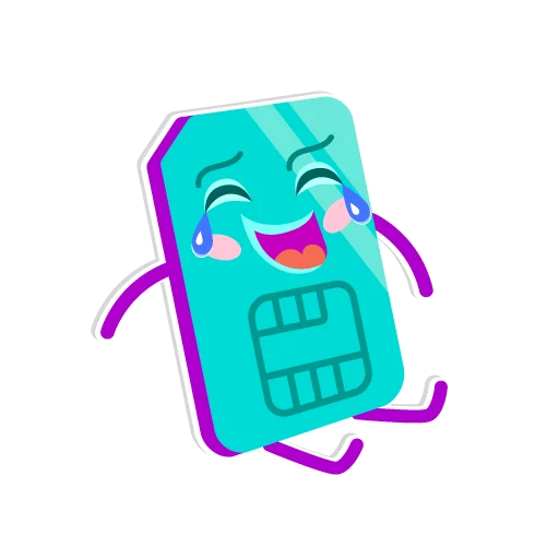 😂 Стикер «I love Tele2» для Telegram