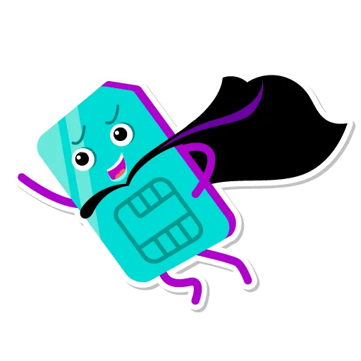 👊 Стикер «I love Tele2» для Telegram
