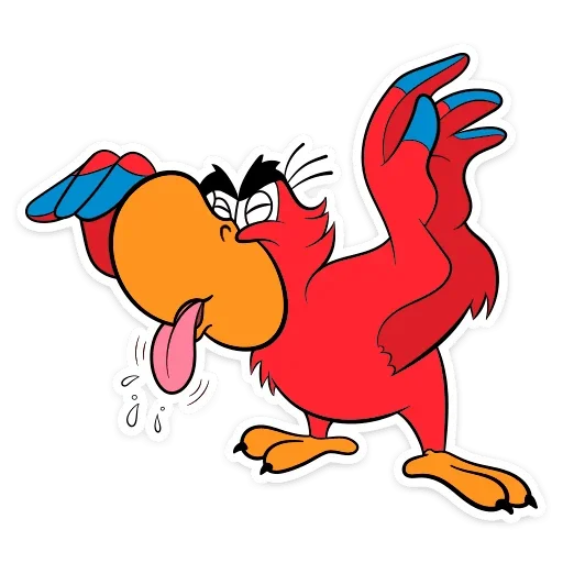 🤪 Стикер «Попугай Яго» для Telegram