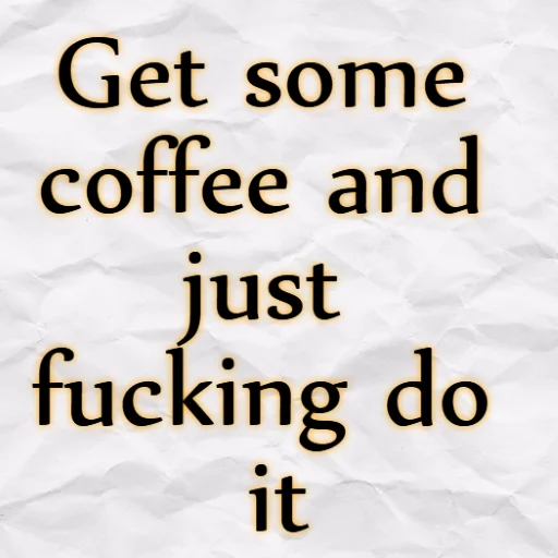 ☕ Стикер «COFFEE» для Telegram