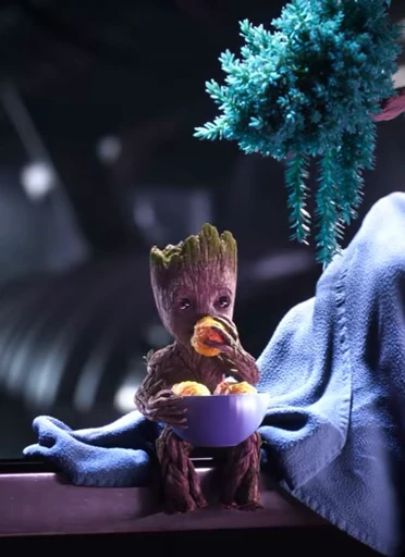 🍊 Стикер «I am groot» для Telegram