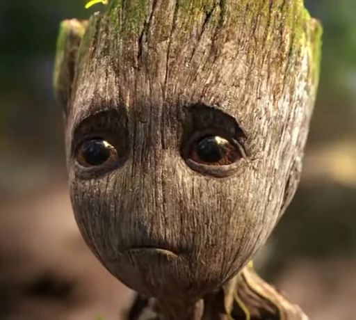 😔 Стикер «I am groot» для Telegram