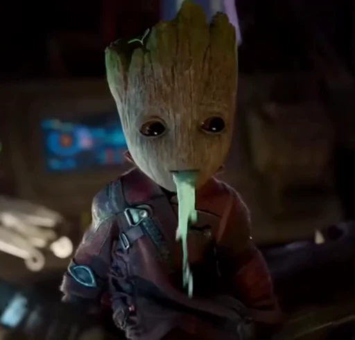 Стикерпак I am groot для Telegram