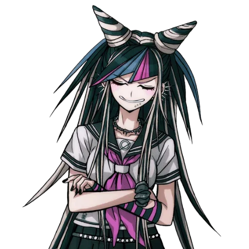 😶 Стикер «Ибуки Миода Danganronpa» для Telegram