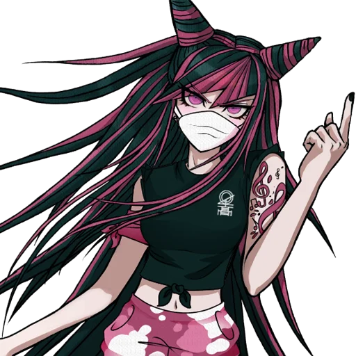 😷 Стикер «Ибуки Миода Danganronpa» для Telegram