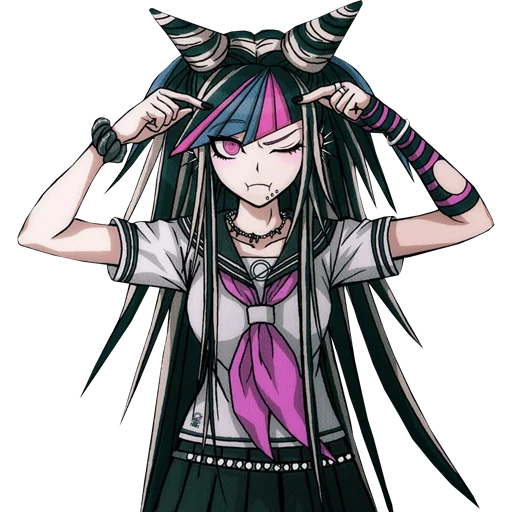 🧐 Стикер «Ибуки Миода Danganronpa» для Telegram