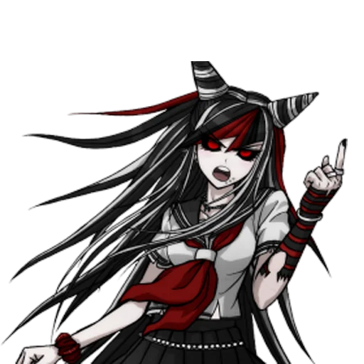 😡 Стикер «Ибуки Миода Danganronpa» для Telegram
