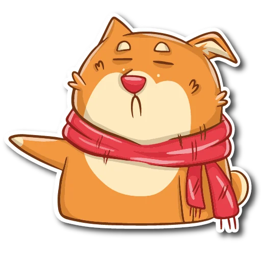 🫣 Стикер «Пёс Ибу без текста» для Telegram