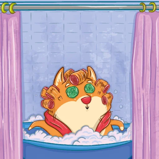 🛁 Стикер «Пёс Ибу без текста» для Telegram