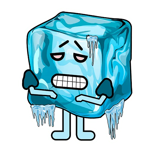 🥶 Стикер «ICE GENETICS 2» для Telegram