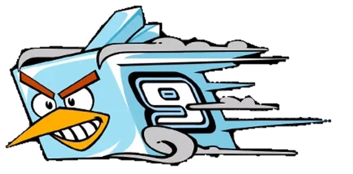 9️⃣ Стикер «Ice bird» для Telegram