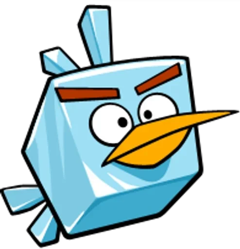 🧊 Стикер «Ice bird» для Telegram
