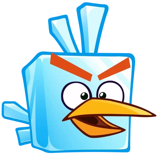😠 Стикер «Ice bird» для Telegram