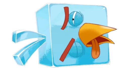 😵 Стикер «Ice bird» для Telegram