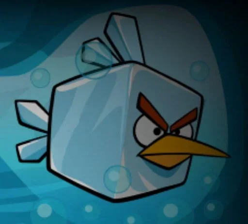 😠 Стикер «Ice bird» для Telegram