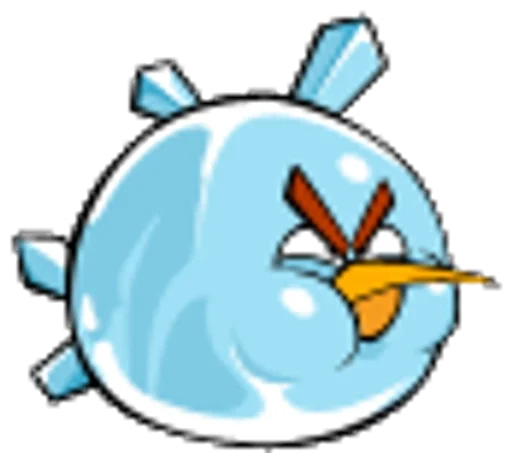 🔵 Стикер «Ice bird» для Telegram