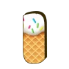🤩 Эмодзи «Буквы из мороженого» для Telegram