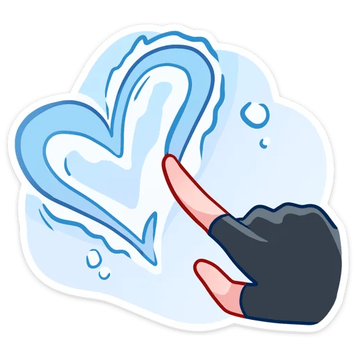 ❤️ Стикер «Айс» для Telegram