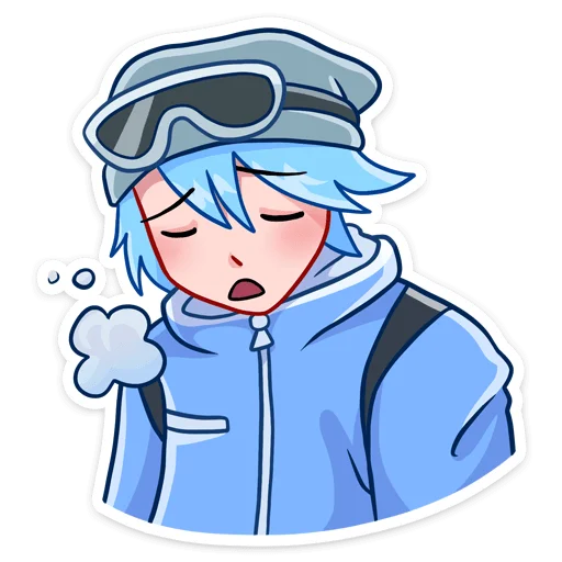 😮‍💨 Стикер «Айс» для Telegram