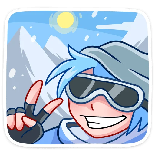 🤳 Стикер «Айс» для Telegram