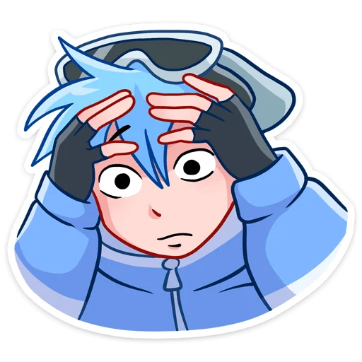 😨 Стикер «Айс» для Telegram
