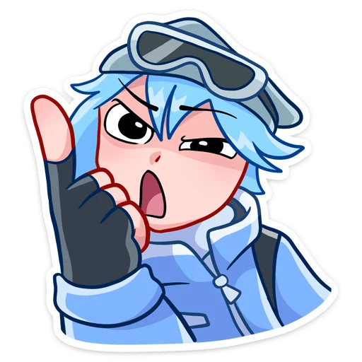 😠 Стикер «Айс» для Telegram