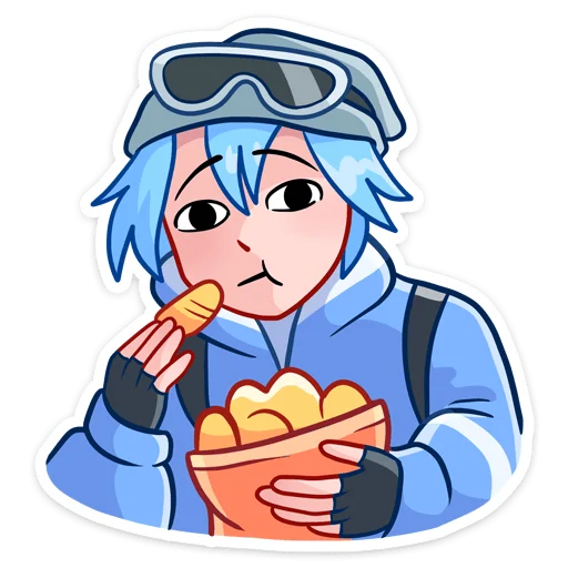 🍟 Стикер «Айс» для Telegram