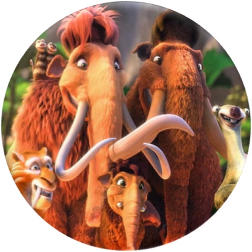 Стикерпак Ice Age для Telegram