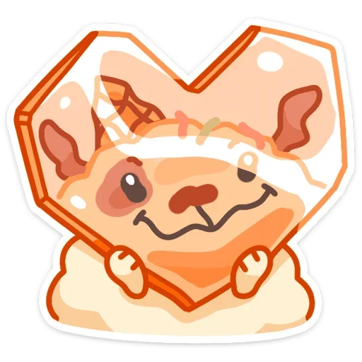 ❤ Стикер «Айс и Крим» для Telegram