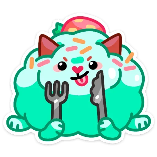 🍴 Стикер «Айс и Крим» для Telegram