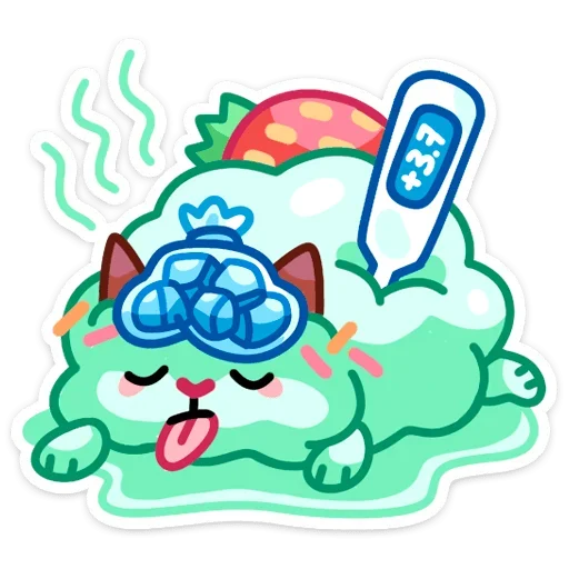 🤒 Стикер «Айс и Крим» для Telegram