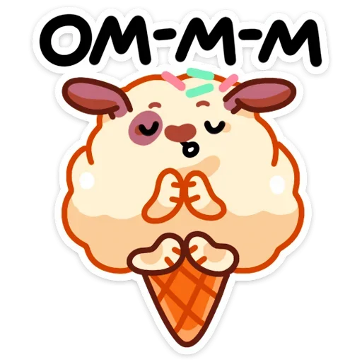 🧘‍♂ Стикер «Айс и Крим» для Telegram