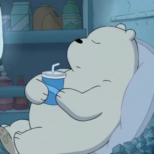 😴 Стикер «ice bwear!!» для Telegram