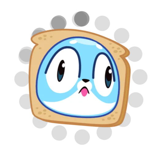 🍞 Стикер «Ледяной Кот» для Telegram