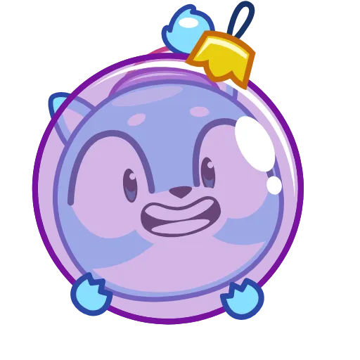🔮 Стикер «Ледяной Кот» для Telegram