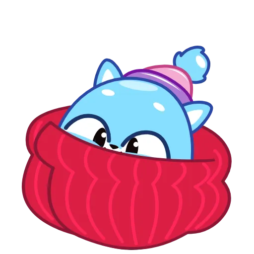 ☺️ Стикер «Ледяной Кот» для Telegram