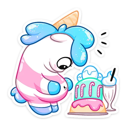 🎂 Стикер «Остренькое Мороженко» для Telegram