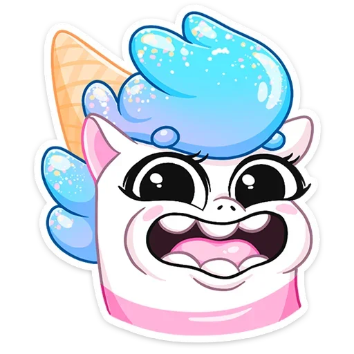 🤪 Стикер «Остренькое Мороженко» для Telegram