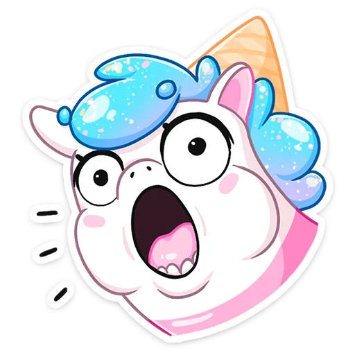 😱 Стикер «Остренькое Мороженко» для Telegram