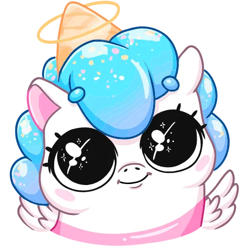 😇 Эмодзи «Мороженко» для Telegram