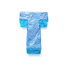 🧊 Эмодзи «Трехмерные синие буквы» для Telegram