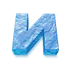 🧊 Эмодзи «Трехмерные синие буквы» для Telegram