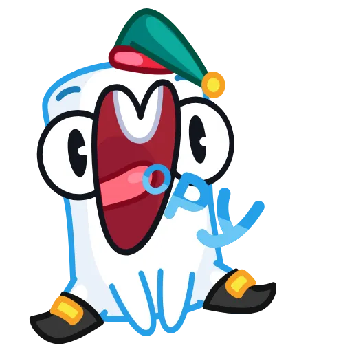 😱 Стикер «Айсмеллоу» для Telegram