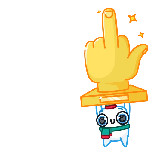 🖕 Стикер «Айсмеллоу» для Telegram
