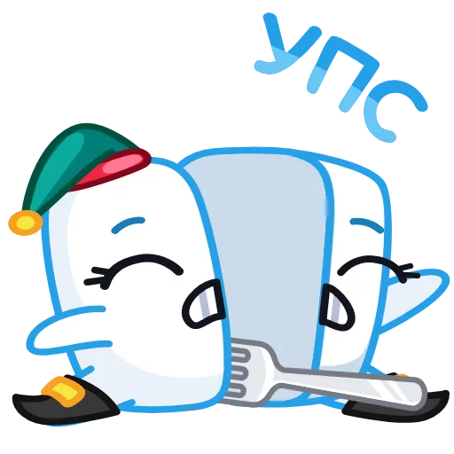 😵 Стикер «Айсмеллоу» для Telegram