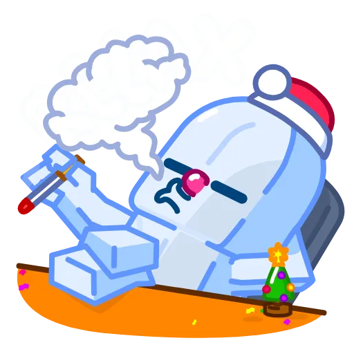 😏 Стикер «Ice Man» для Telegram