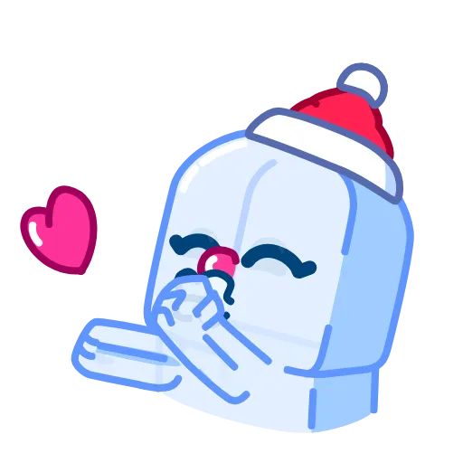 😘 Стикер «Ice Man» для Telegram