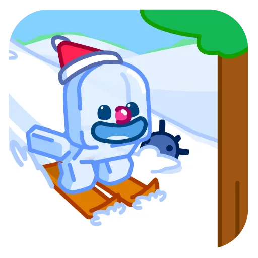 ⛷ Стикер «Ice Man» для Telegram